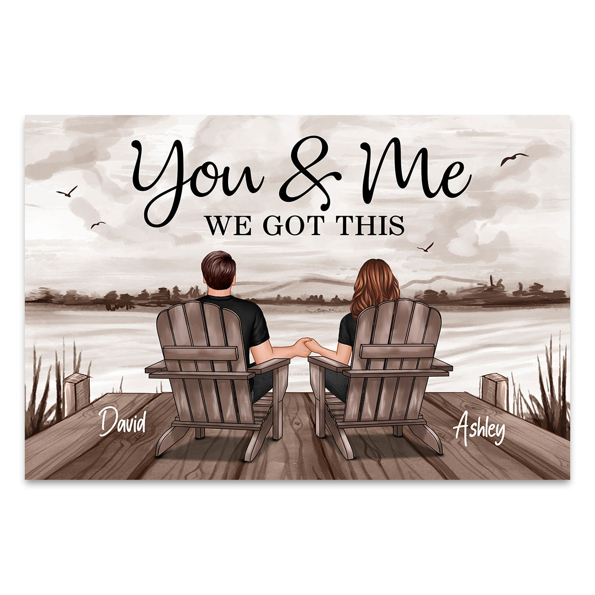 You & Me - Personalized Couple Posters