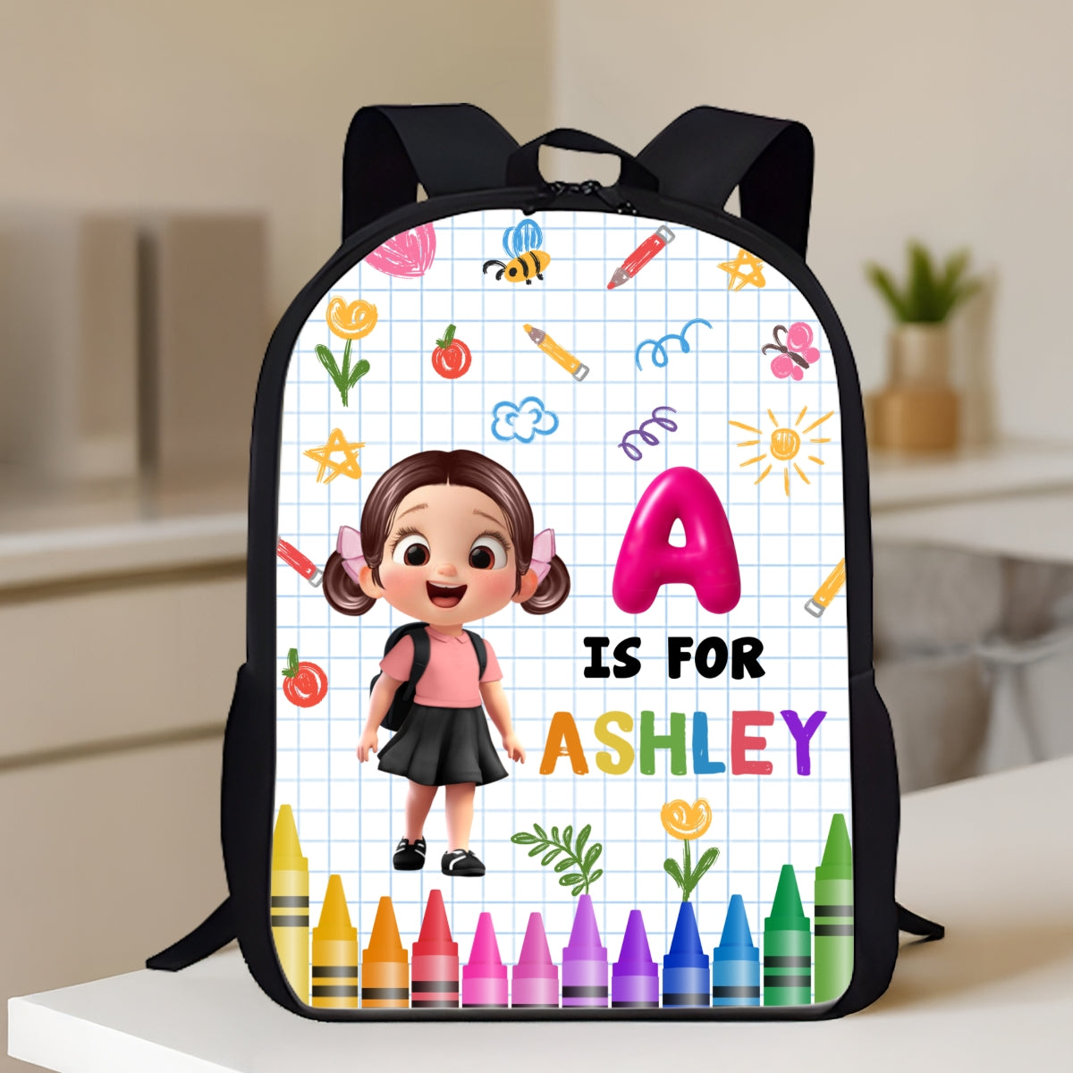 School Kid's Name Personalized Kid Backpack, Back To School gift