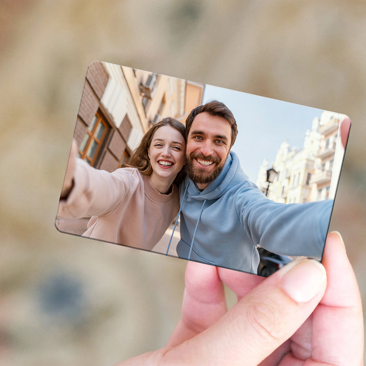 Bank Love A Reminder Of How Much I Love You Couple Photo Personalized Metal Wallet Card