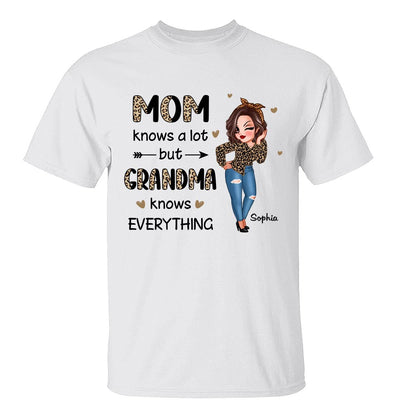 Grandma Knows Everything Personalized Shirt