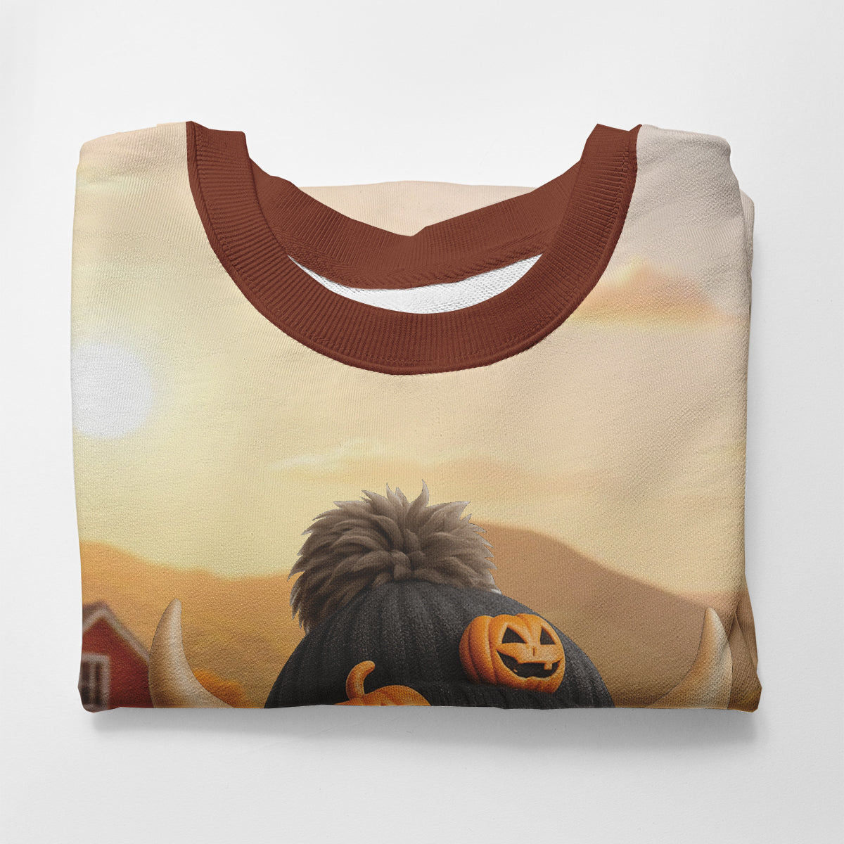 Mama Cow Grandma Cow And Kids 3D Effect Personalized Sweatshirt