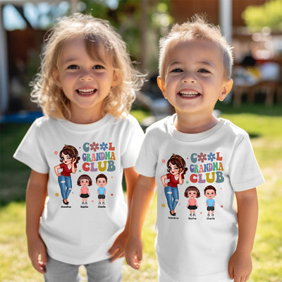 Cool Grandma Club Personalized Youth Shirt