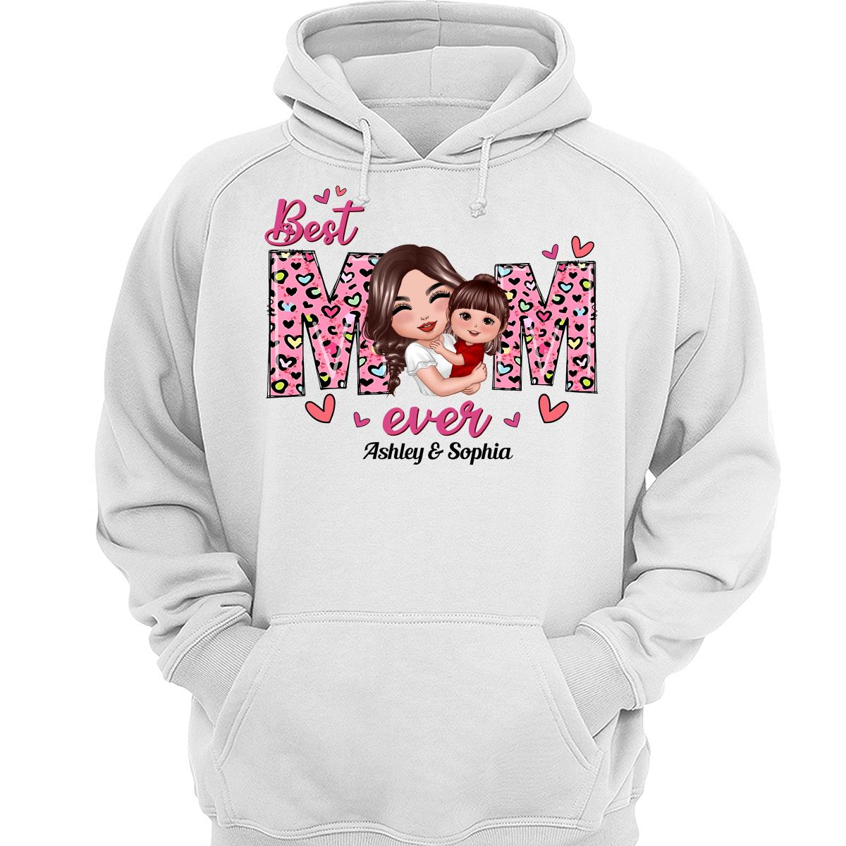 Doll Mom Hugging Kids Best Mom Ever Gift For Mom Personalized Shirt