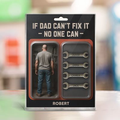 Garage DIY Mechanic Dad Grandpa Father's Day Gift Figure Style Personalized Acrylic Block Plaque