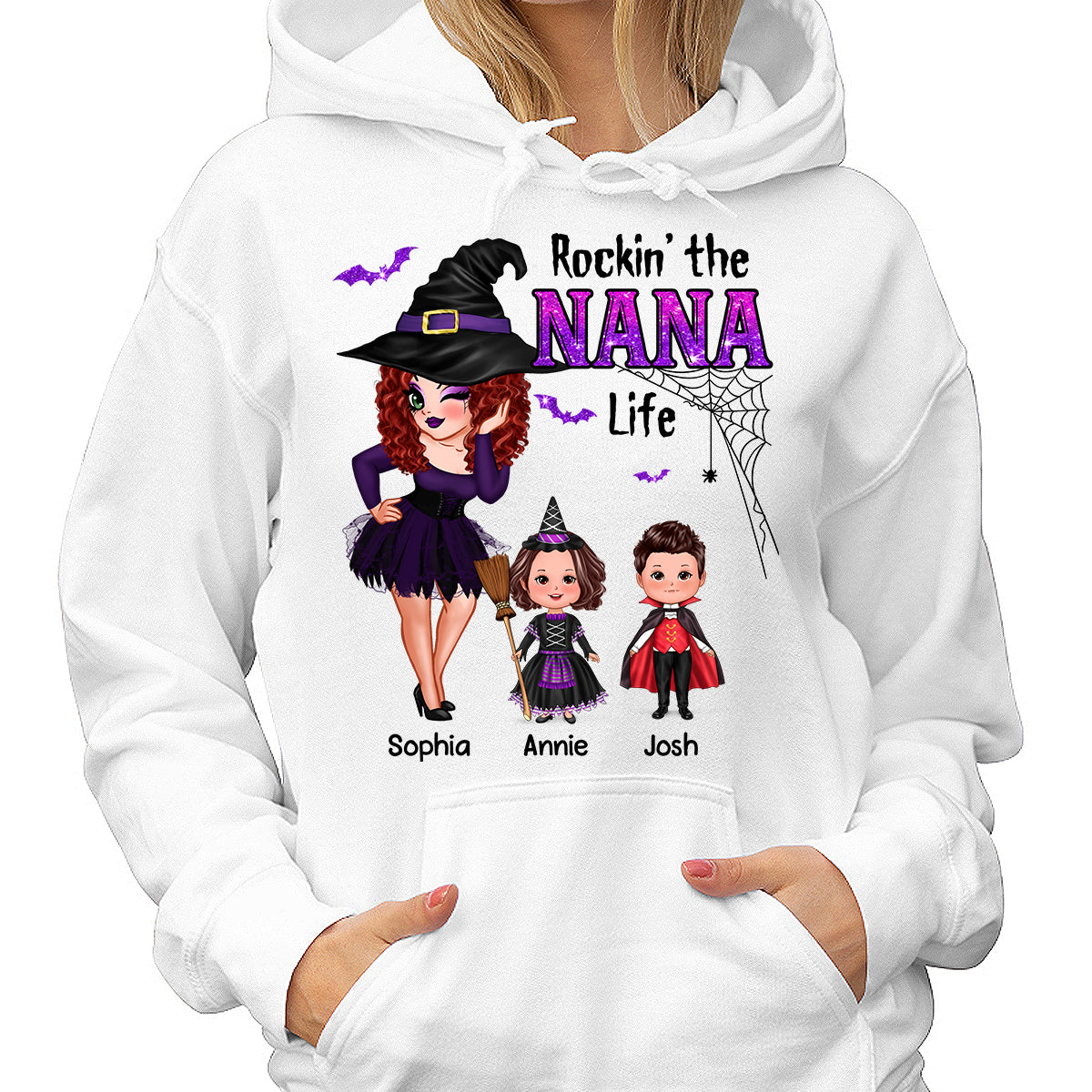 Pretty Woman Halloween Rockin‘ The Grandma Mom Auntie Life Personalized Shirt