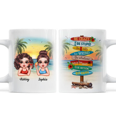 Summer Girls Be Happy Personalized Mug