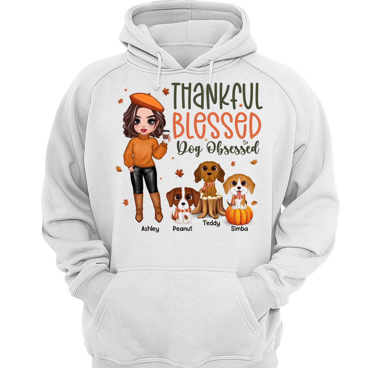Fall Season Dog Mom Cute Dogs Personalized Shirt