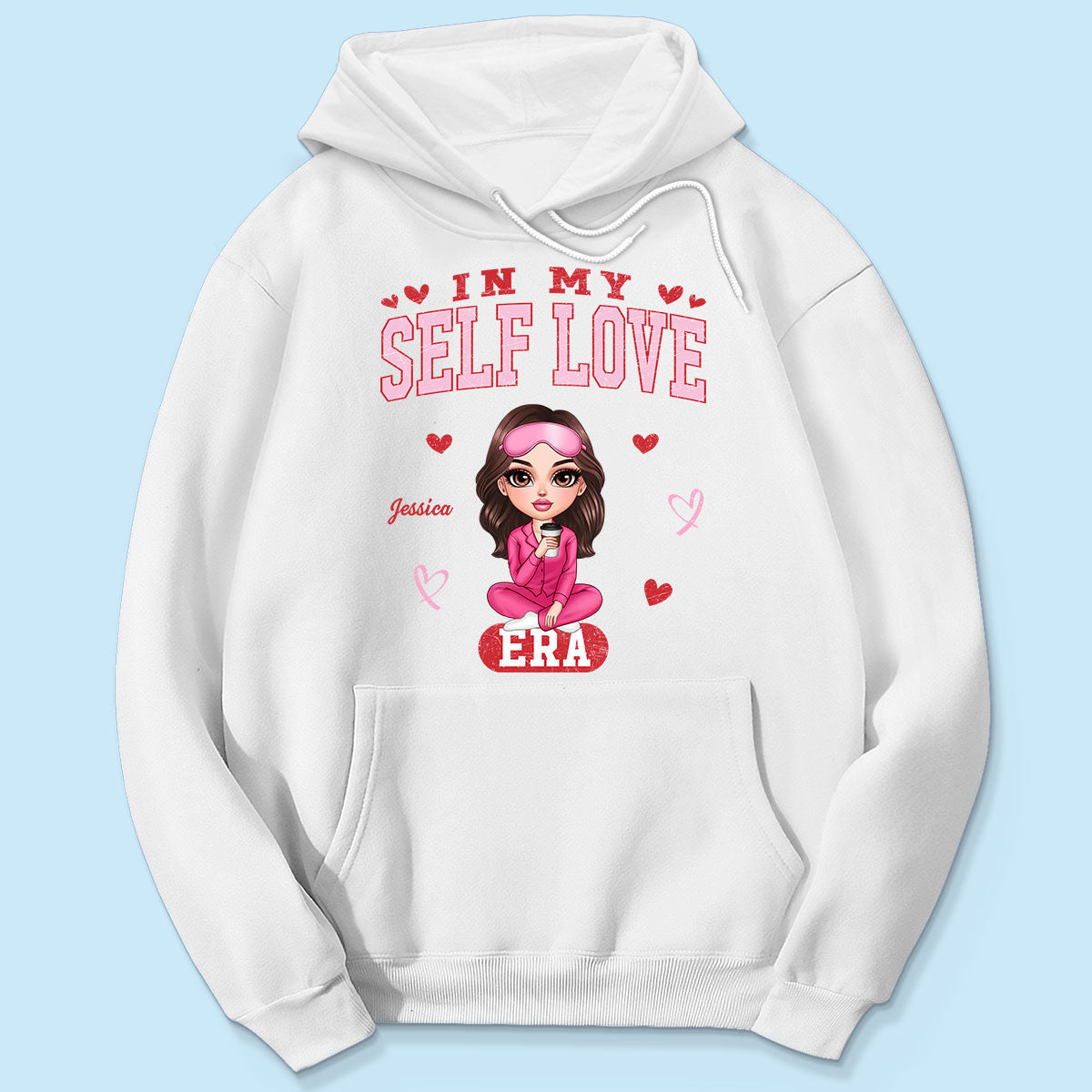 In My Self Love Era Valentine's Personalized Sweater, Personalized  Anti- Sweater