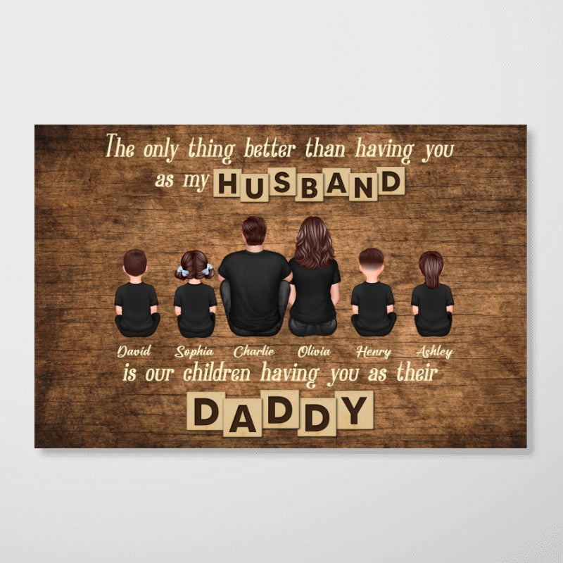 The Only Thing Better Than Gift for Dad Grandpa - Personalized Poster - Gift For Dad, Gift For Husband, Gift For Grandpa