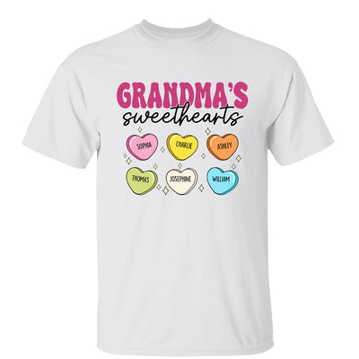 Grandma‘s Sweethearts Valentine’s Day For Grandma Mom Personalized Shirt