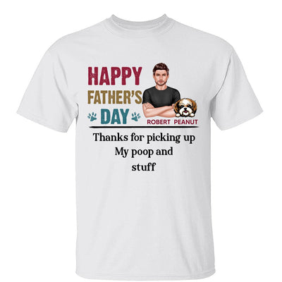 Happy Father‘s Day Dog Dad Retro Personalized Shirt