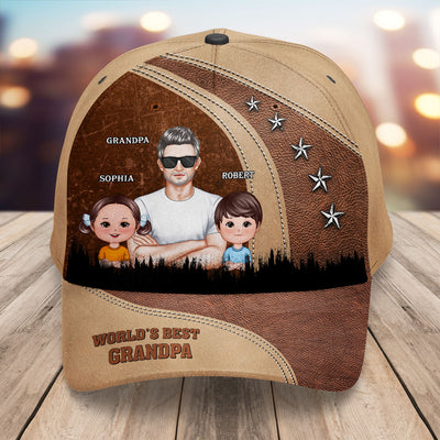 I'm Not Retired I'm A Professional Grandpa Personalized Classic Cap, Retirement Gift For Grandpa