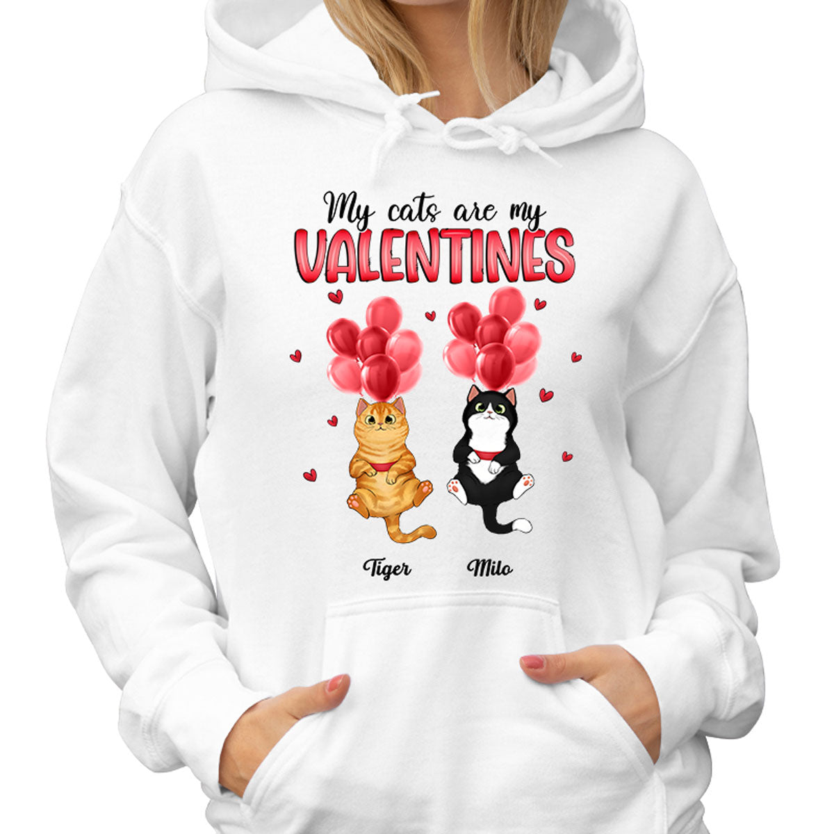 My Cat My  Fluffy Cat Balloon Personalized Shirt