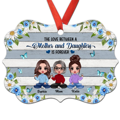 Flower Doll Mother And Daughters Personalized Christmas Ornament