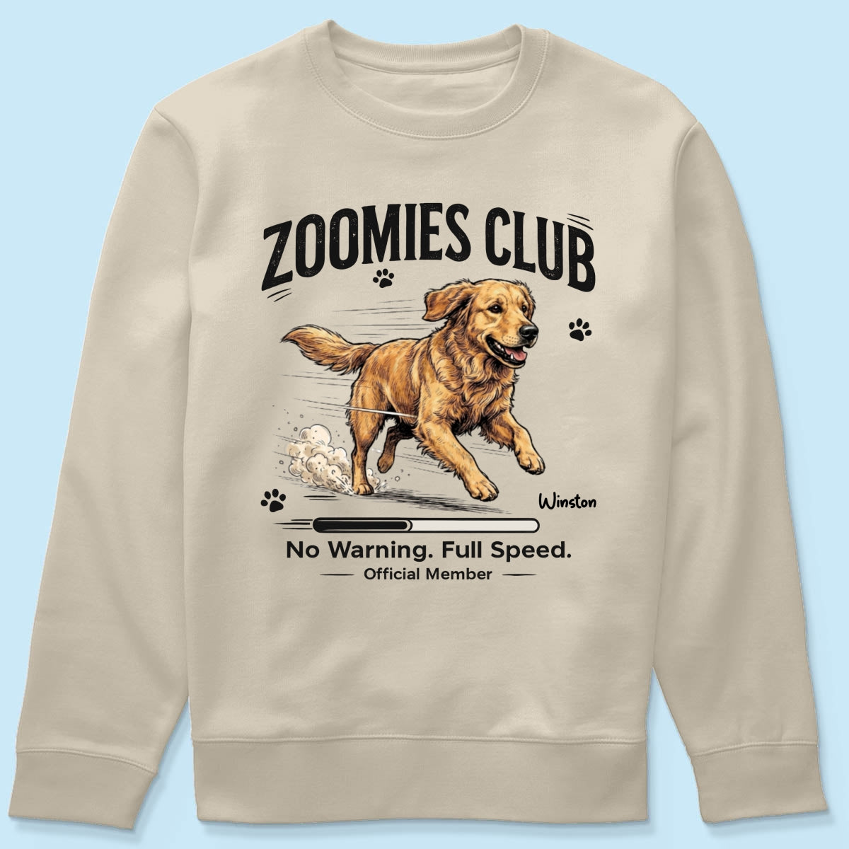 Zoomies Club Official Member Custom Pet Photo - Personalized Shirt - Funny Gift For Dog Cat Lover