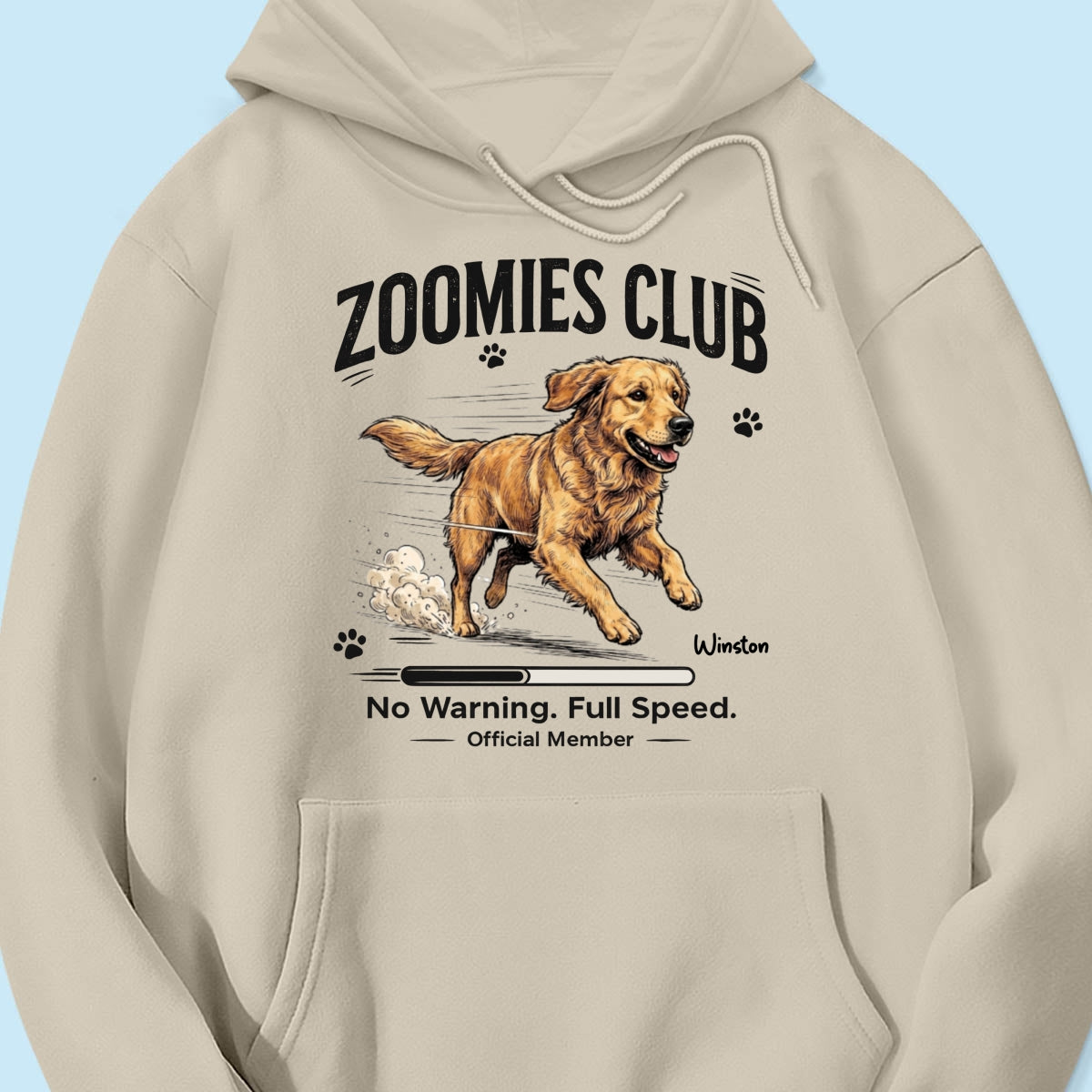 Zoomies Club Official Member Custom Pet Photo - Personalized Shirt - Funny Gift For Dog Cat Lover
