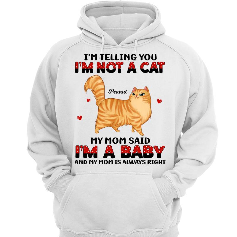 Cartoon Walking Cats Baby Mom Said Polka Dot Pattern Personalized Shirt