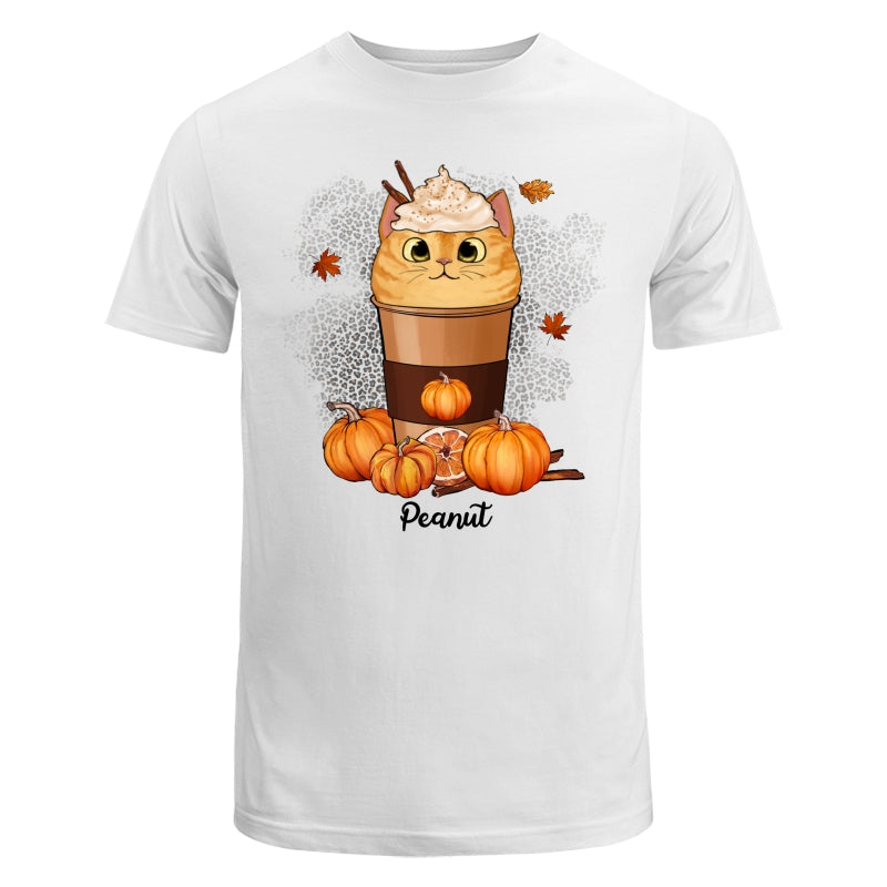 Cats In Pumpkin Spice Latte Fall Season Personalized Shirt