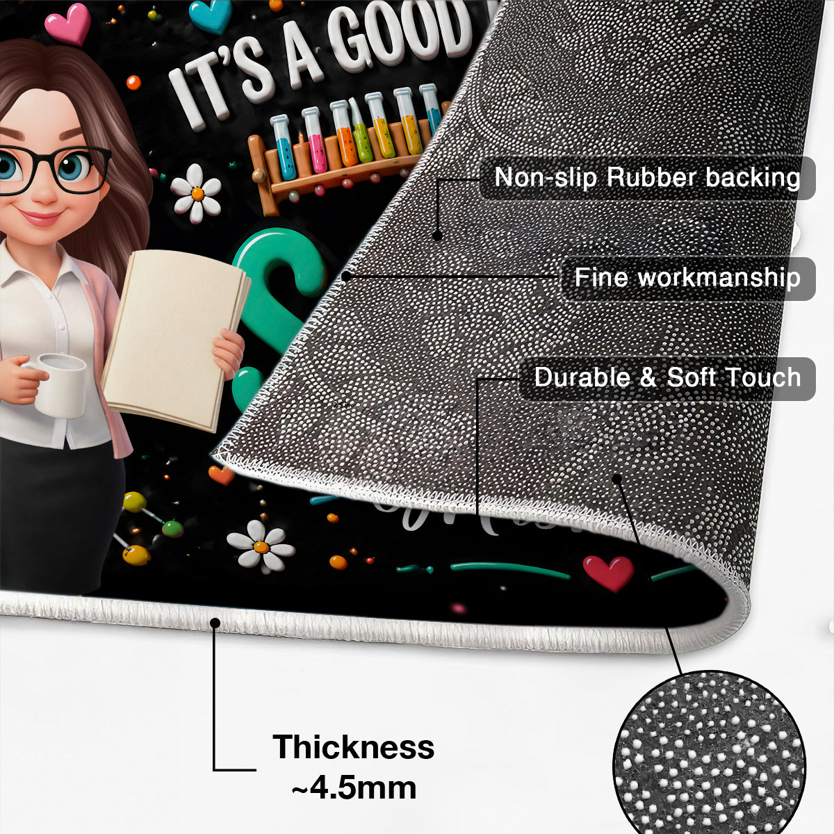 It's A Good Day To Learn Science - Personalized Doormat - Back To School Gift For Teacher, Classroom Decor