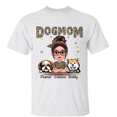 Leopard Shirt Pretty Doll Dog Mom Personalized Shirt