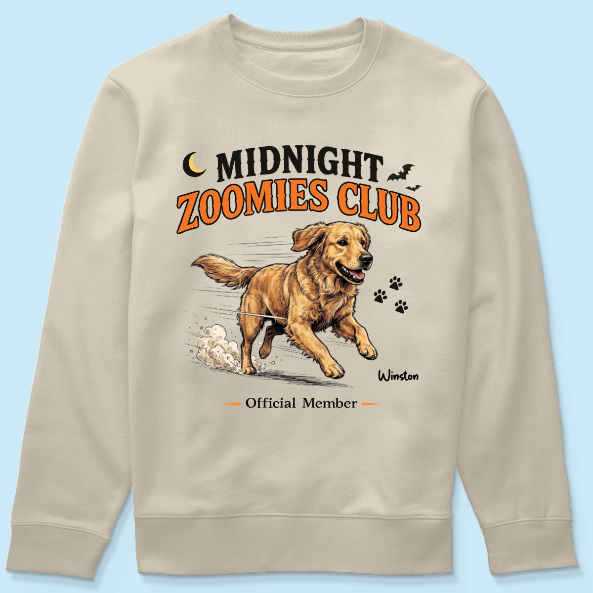 Midnight Zoomies Club Custom Pet Photo - Personalized Shirt - Funny Halloween Costume For Dog Cat Lover
