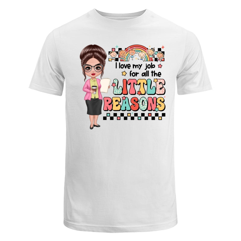 Teacher Back To School Teacher Gift Love My Job For All The Little Reasons Doll Teacher Personalized Shirt