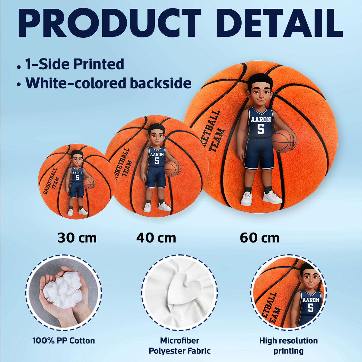 Proud Basketball Player Custom Team Color Team Name - Personalized Pillow - Christmas Gift For Basketball Players, Granddaughter, Daughter, Grandson, Son