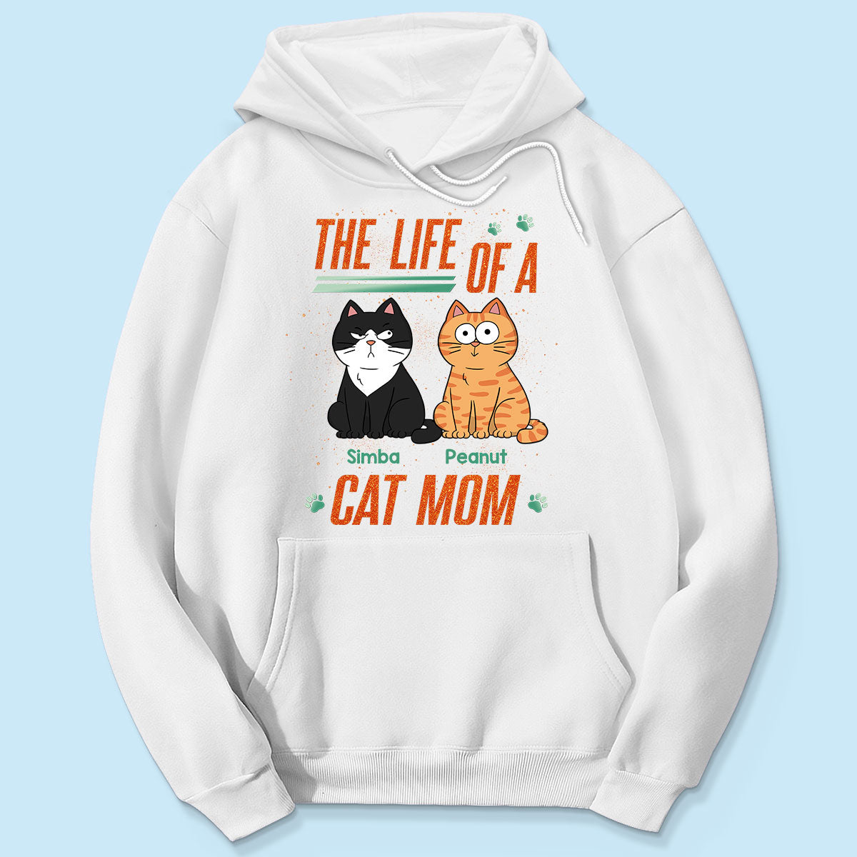 The Life Of A Cat Mom Funny Cats - Personalized Shirt