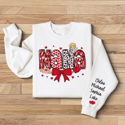 Grandma  Personalized Sleeve Printed Sweatshirt,  Gift For Grandma