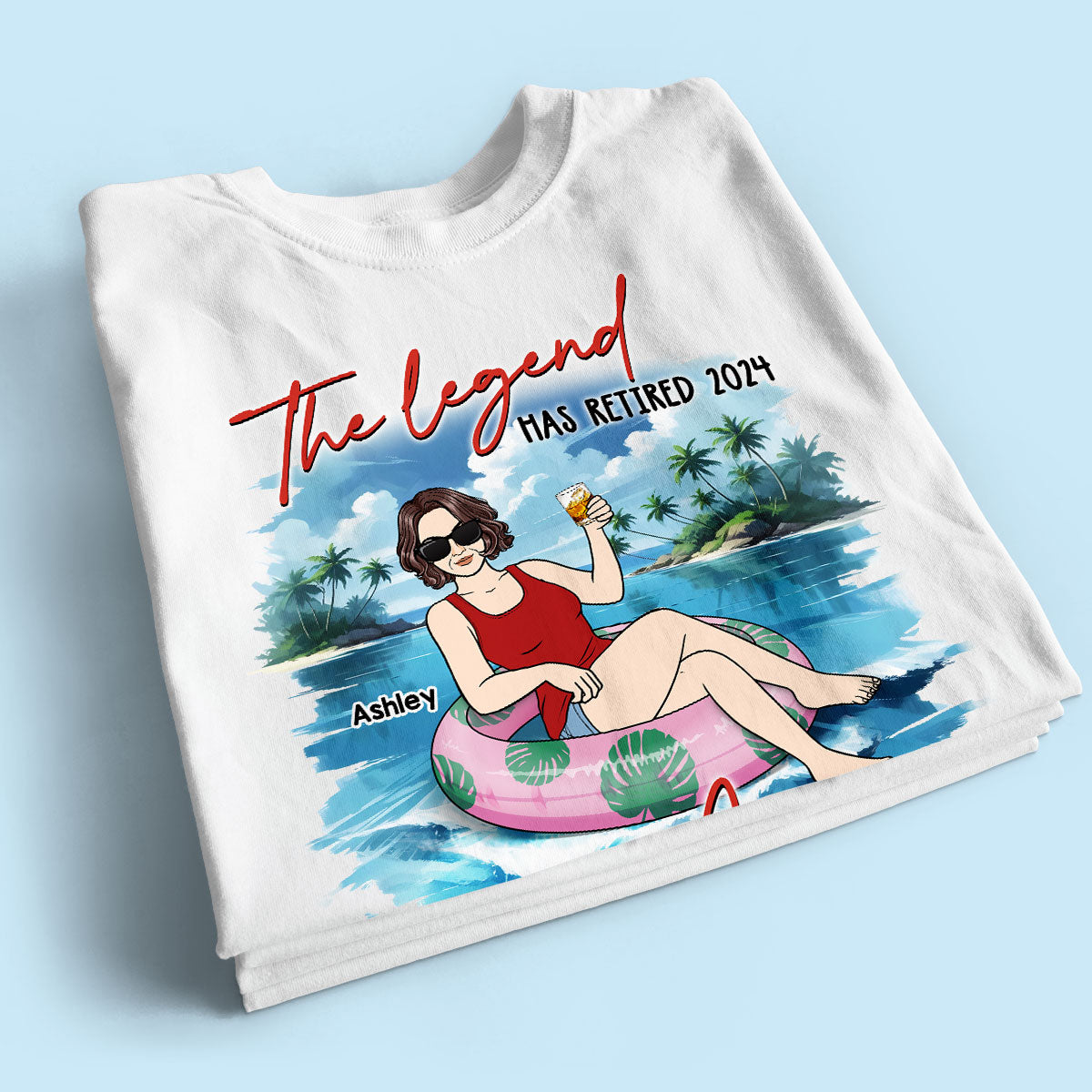 Retirement Gift Summer Man Woman Personalized Shirt