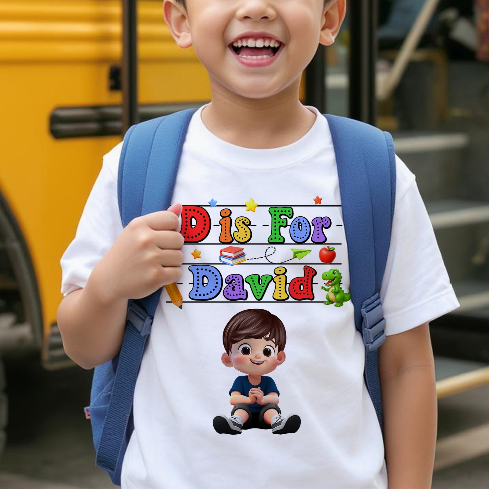 Back To School Kids Shirt, Personalized Alphabet Kids Shirt
