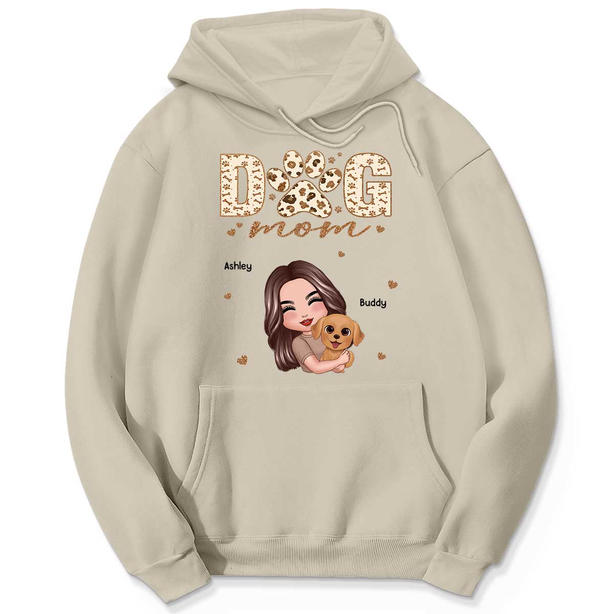 Woman Hugging Dog Mother‘s Day Gift For Dog Mom Personalized Shirt