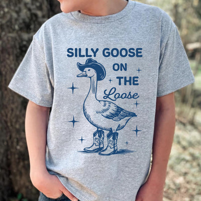 Silly Goose On The Loose Funny Shirt For Kid