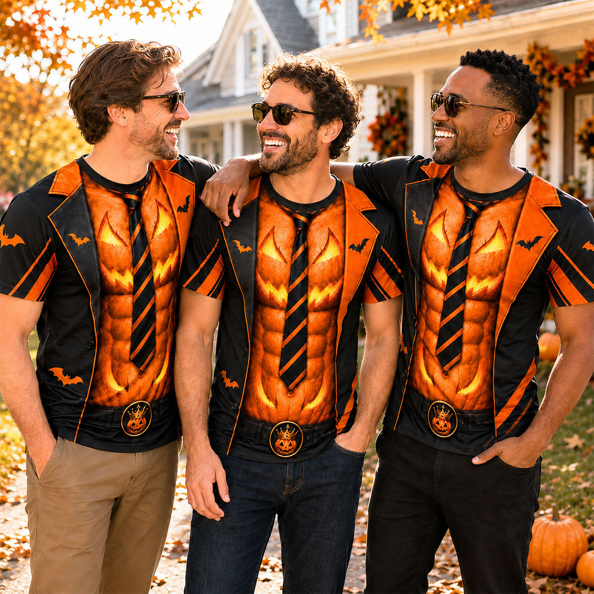 Pumpkin King - Personalized Shirt - Halloween Gift For Husband, Dad, Grandpa