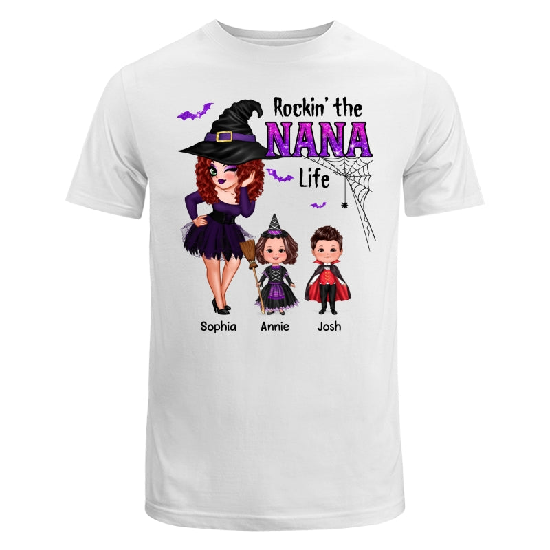 Pretty Woman Halloween Rockin‘ The Grandma Mom Auntie Life Personalized Shirt