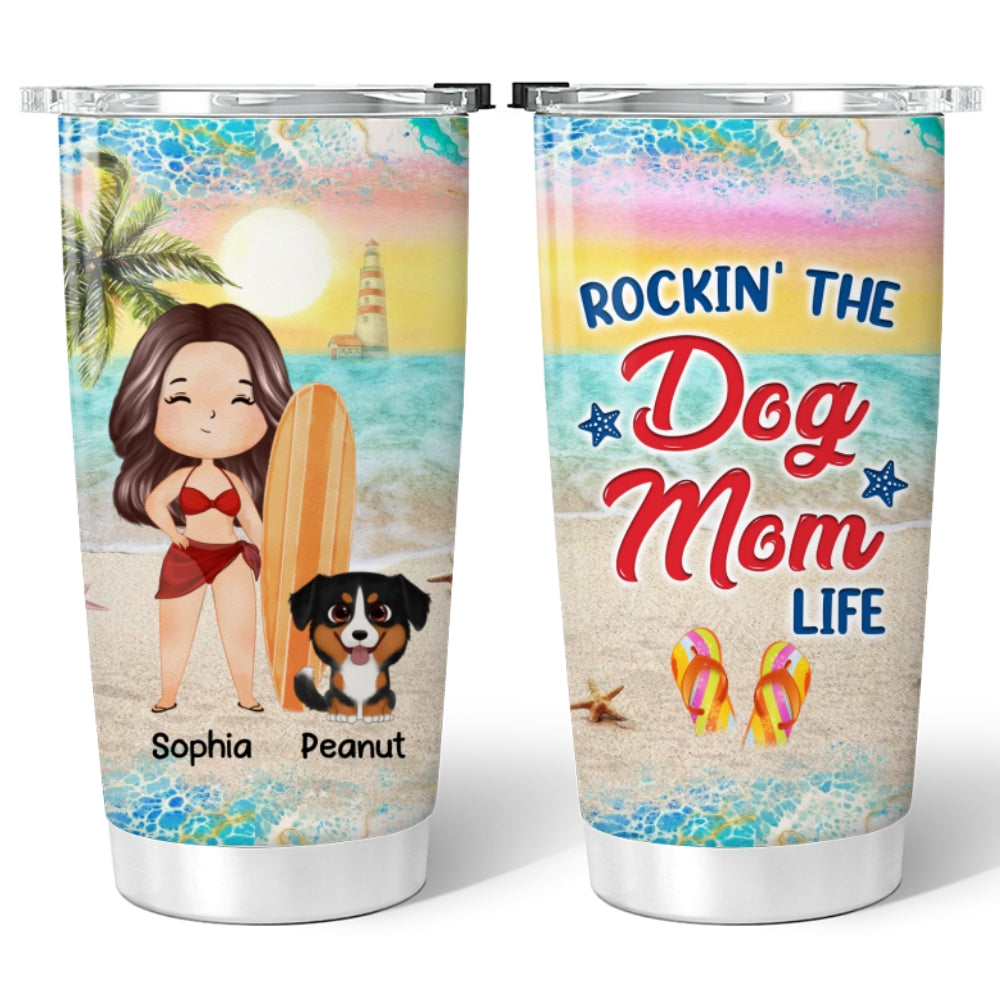 I Am A Simple Girl Dog Cat Mom Summer Personalized Tumbler