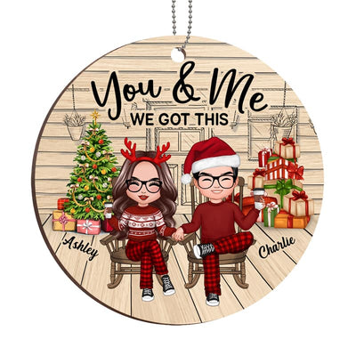 Couple We Got This Personalized Christmas Wooden Ornament