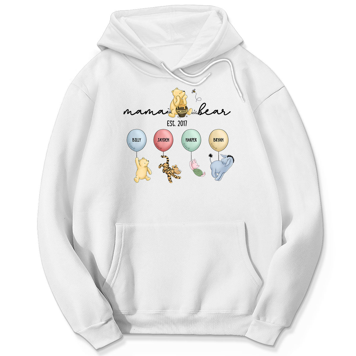 The Grandest of Tales: A ‘Winnie The Pooh’ Parade of Grandkids! - Customized by You, Gift For Grandma, Gift For Mom