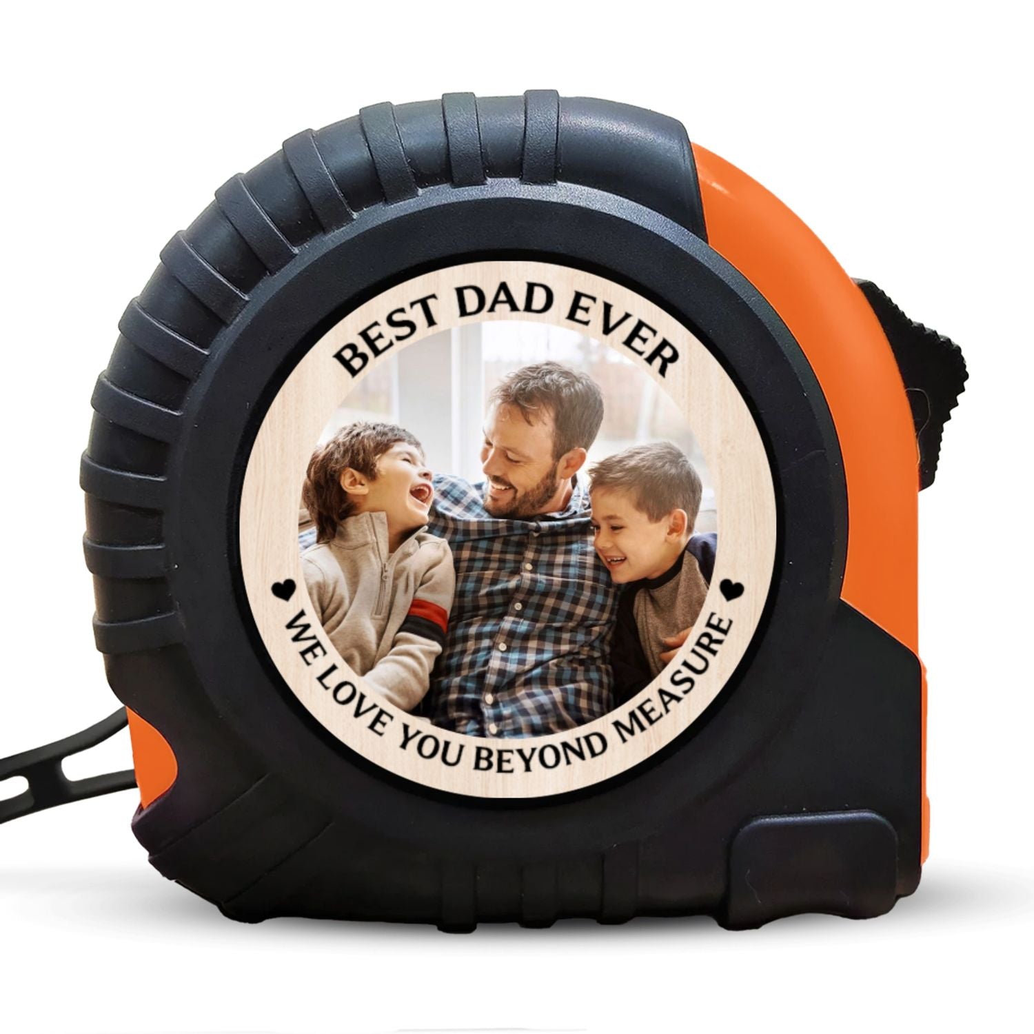 Best Dad Ever We Love You Beyond Measure Personalized Tape Measure