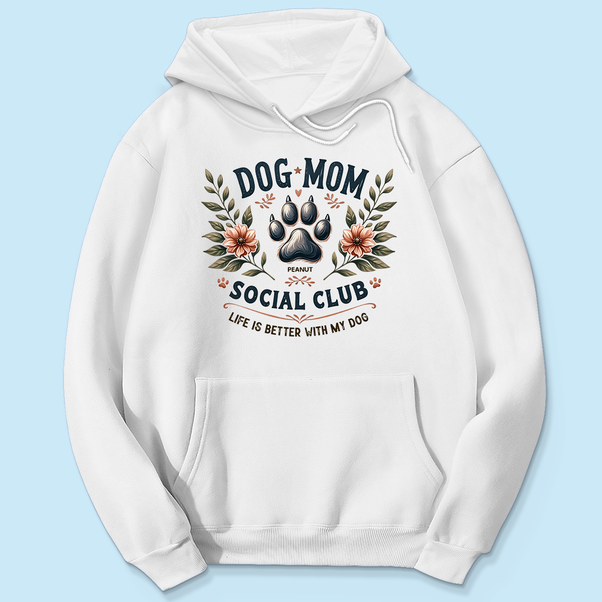 Dog Mom Social Club Personalized Shirt, Trendy Gift for Dog Moms