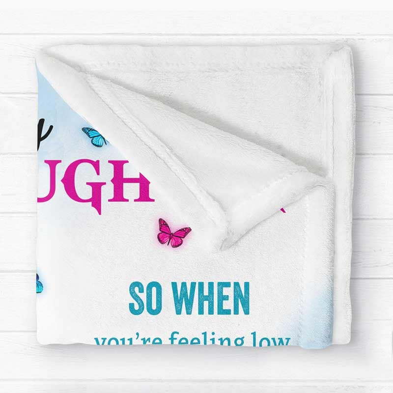 Colorful To My Granddaughter Grandson Gift Personalized Fleece Blanket
