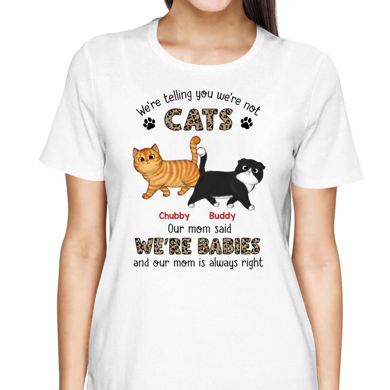 Walking Fluffy Cats Baby Mom Said Gift For Cat Mom Cat Lovers Personalized Shirt