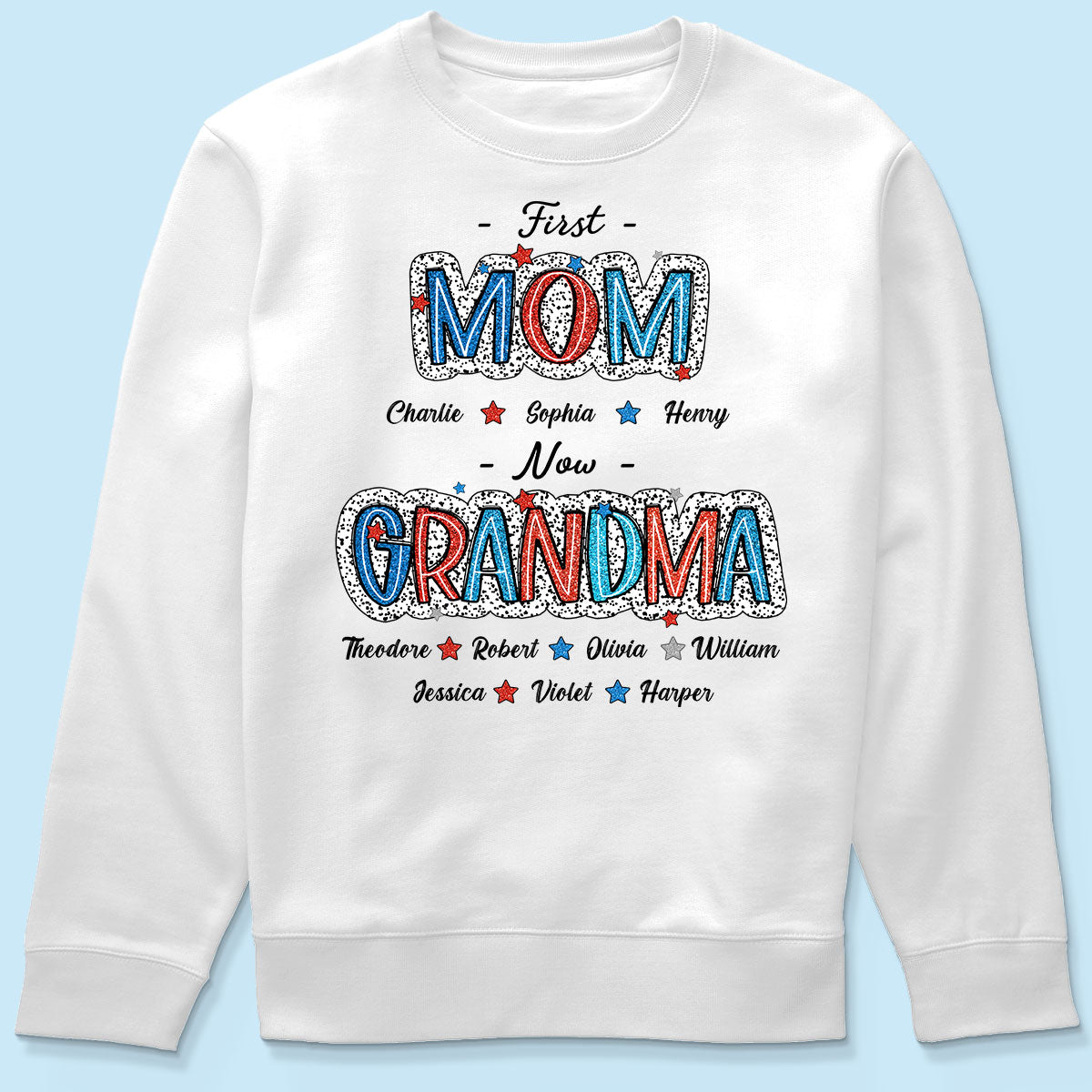 4th Of July First Mom Now Grandma Personalized Shirt