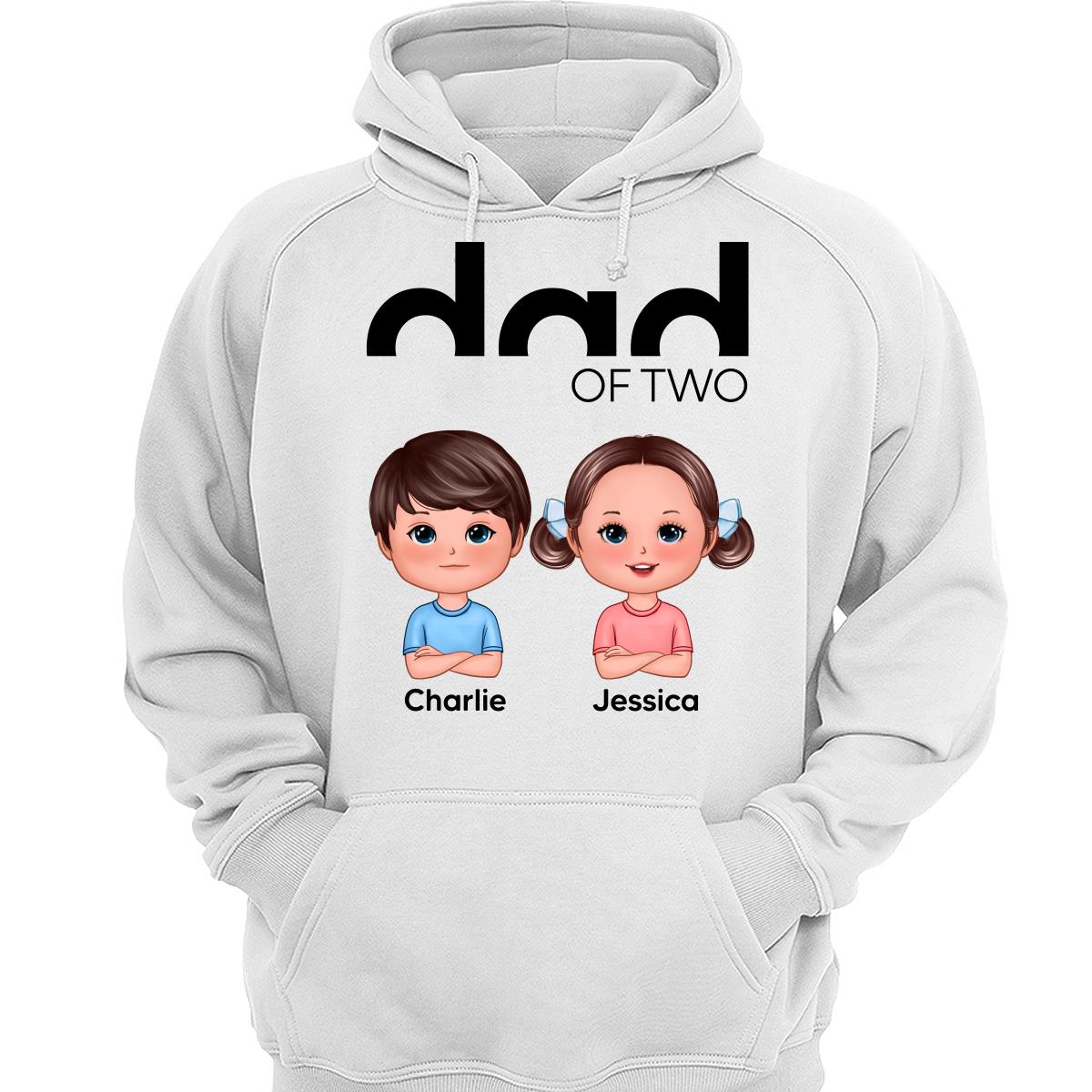Dad Of Number Of Kids Doll Kids Personalized Shirt