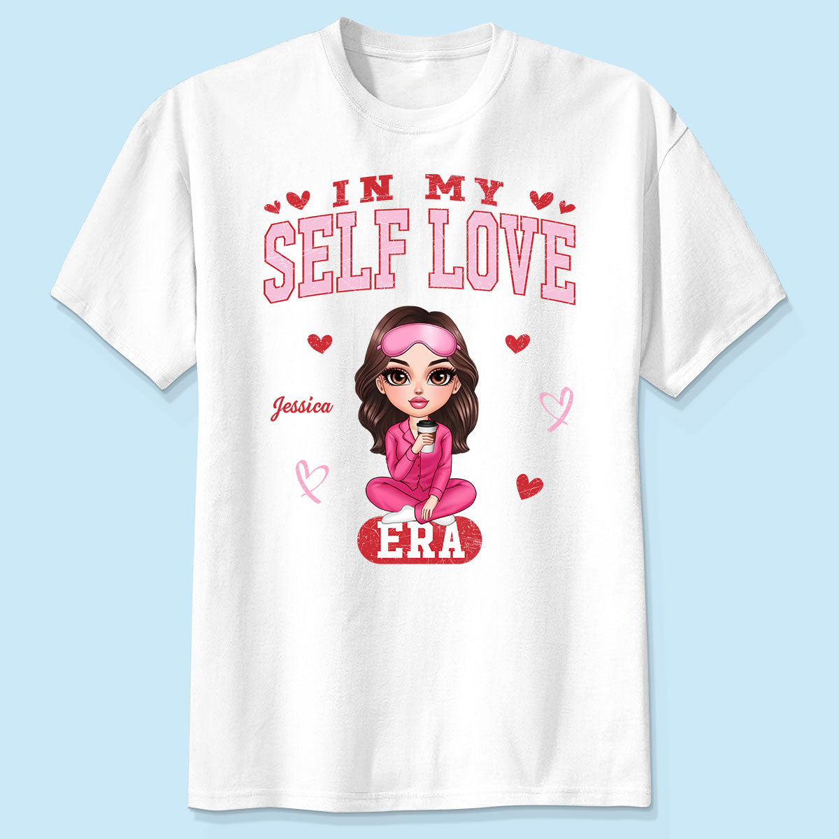 In My Self Love Era Valentine's Personalized Sweater, Personalized  Anti- Sweater