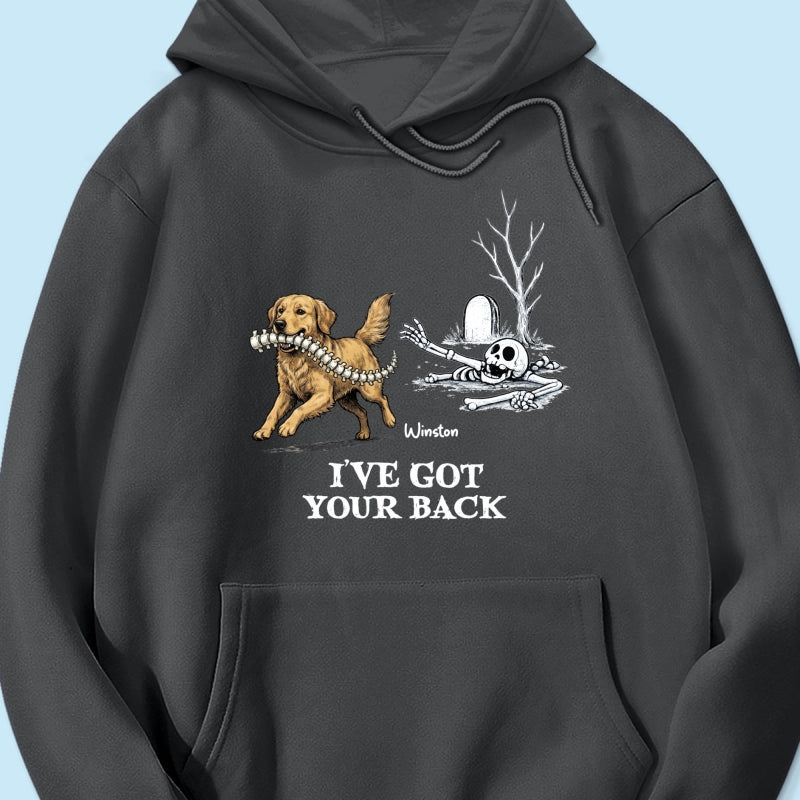 I've Got Your Back Funny Custom Photo Dog Stealing Backbone - Personalized Shirt - Funny Halloween Costume For Dog Lovers