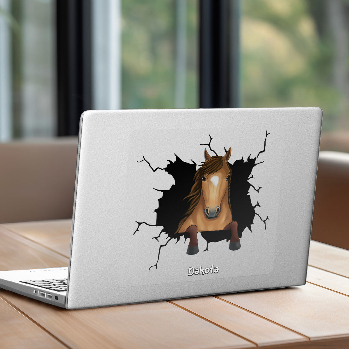 Horse Decor On Car Fridge Window Personalized Decal, Gift For Horse Lovers