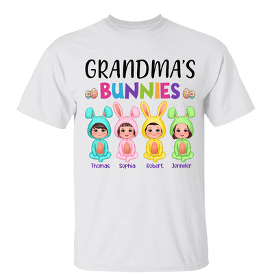 Easter Grandma‘s Bunnies Doll Kids Personalized Shirt