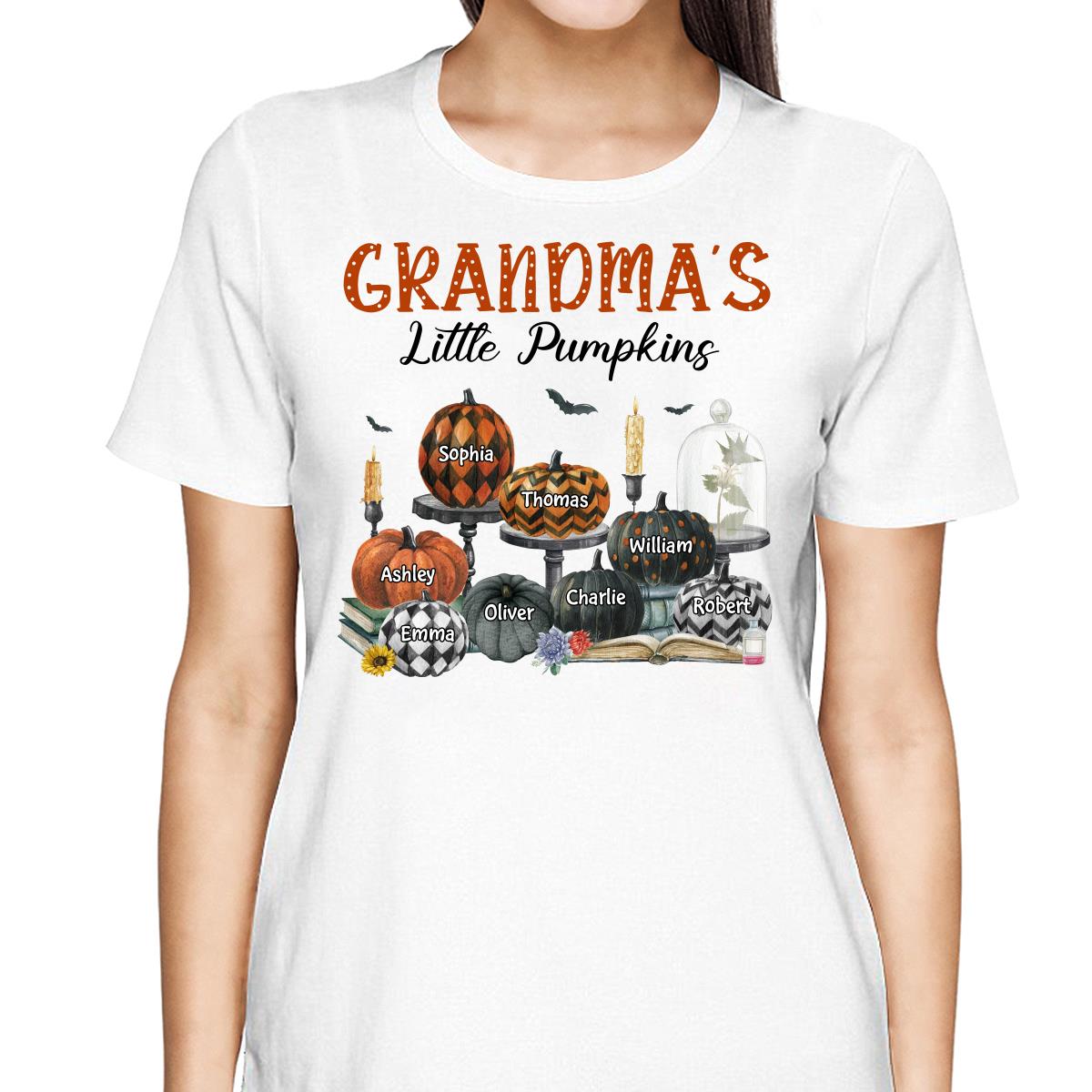 Grandma‘s Pumpkin Patch Halloween Personalized Shirt