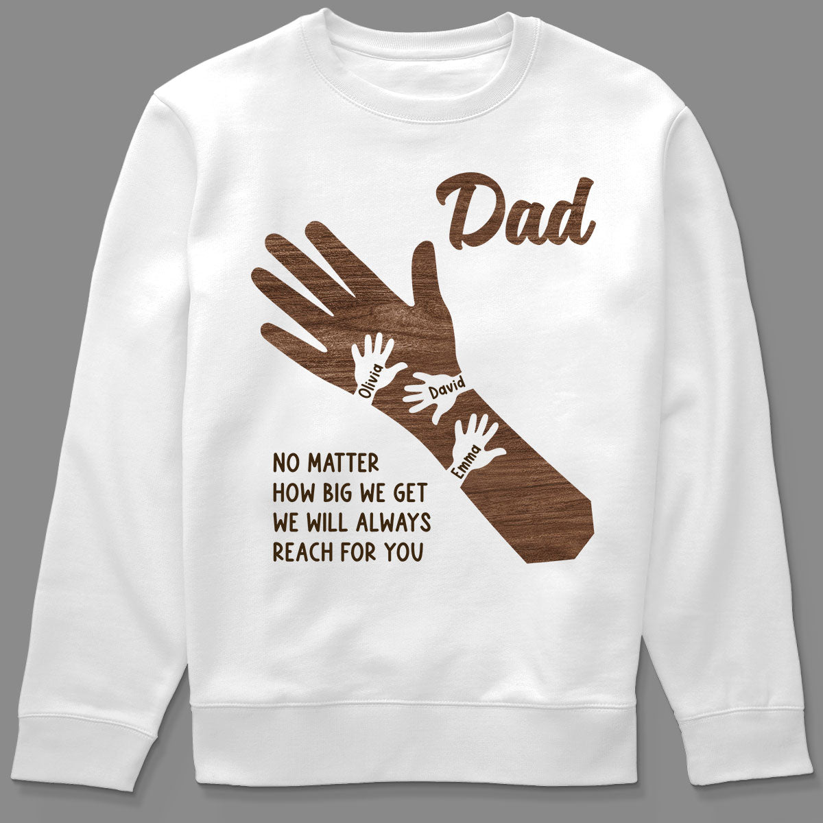 No Matter How Big We Get Personalized Shirt, Gift For Dad